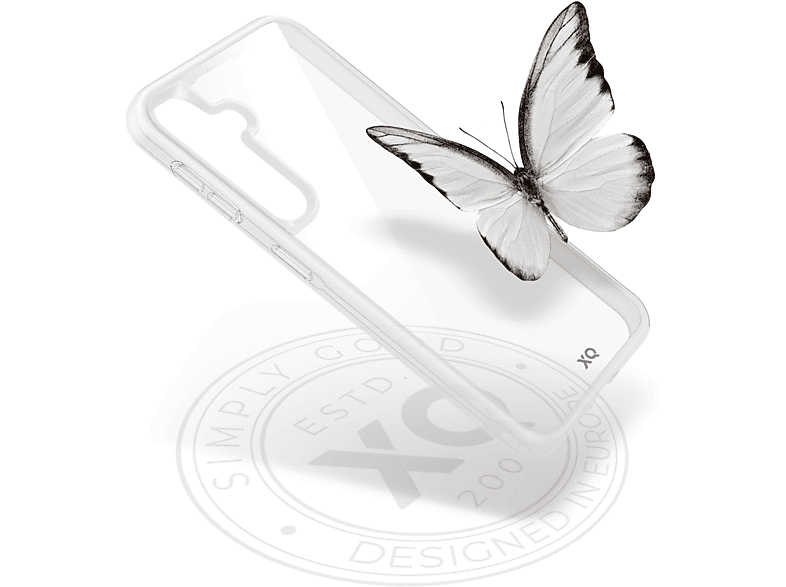 Xqisit Borboleta Telefoonhoesje Voor Samsung Galaxy A35 Transparant