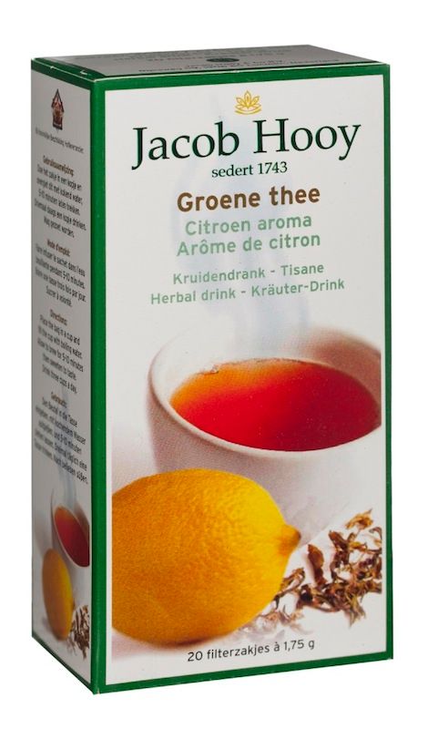 Jacob Hooy Groene Thee Met Lemon - 8712053352518