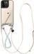 AVY Leren Hoesje geschikt voor Apple iPhone 15 Pro | Met Koord en Kaarthouder | Compatibel met MagSafe | Leather Case met Polsand & Crossbody Koord & Wallet | Cubiq Leather Set | Croco Beige
