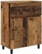 vidaXL - Meuble sous lavabo - Bois vieilli - 60 x 35 x 80 cm