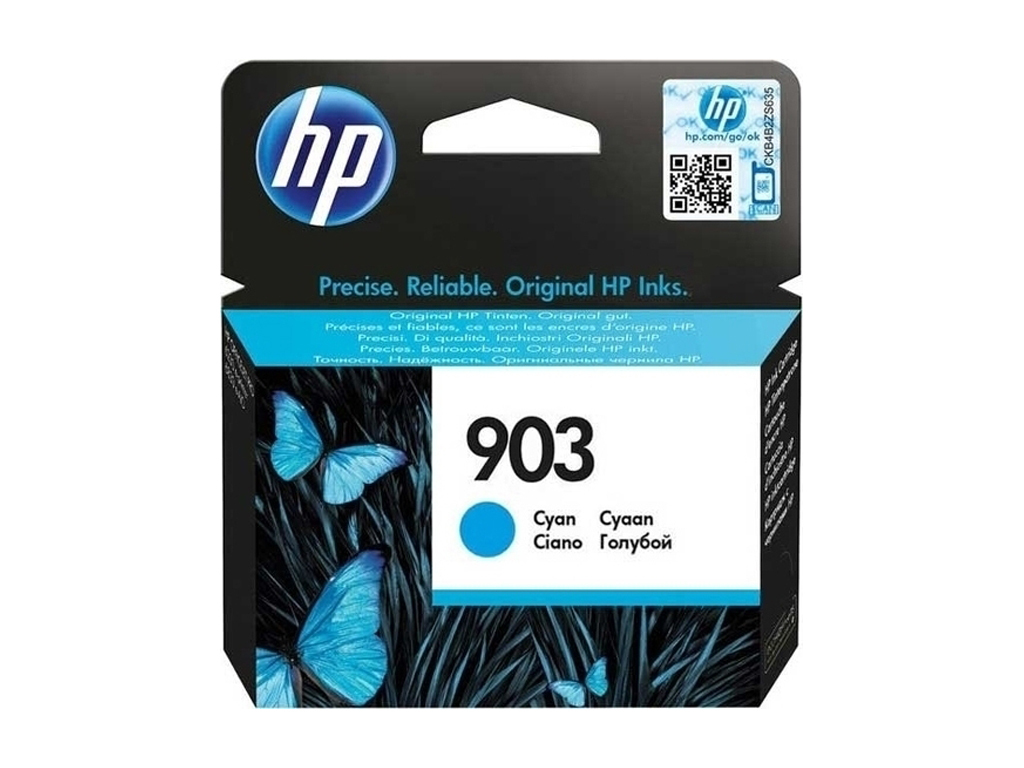 HP 903 Cyan Ink Cartridge cyaan