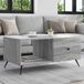 Maison Exclusive Table basse Sonoma gris, 90 x 50 x 40 cm, panneau de particules