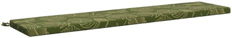 vidaXL Bankkussen SOEST 100% Polyester Blad Design 170 x 40 x 5 cm