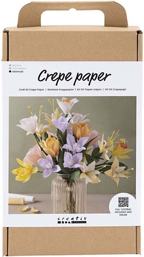 Creativ Company CC Startersset Crêpepapier Bloemen Lenteboeket