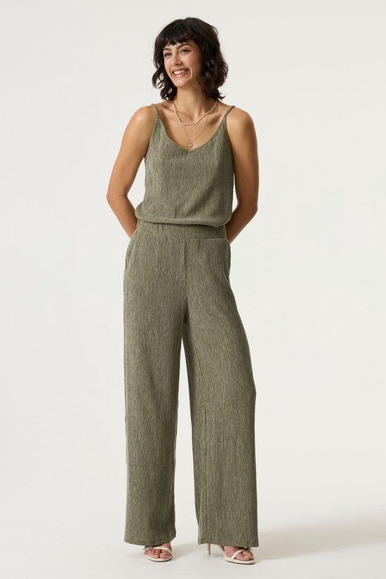 Garcia R260344 Dames Wide Fit Broek Groen