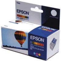 Epson Hot Air Balloon inktpatroon kleur T020 single pack / cyaan, geel, magenta
