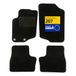DBS - Op maat gemaakte antislip automatten voor Peugeot 207/207SW (2006-2014) - 4 stuks met bevestigingsclips