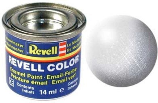 Revell verf voor modelbouw metallic grijs nummer 99