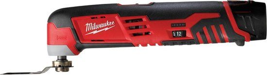 Milwaukee C12 MT-202B 12V Li-Ion Accu multitool set (2x 2.0Ah accu) + 8 delige accessoireset in tas - variabel
