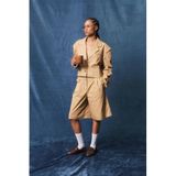 FRNCH Straight Leg Bermuda Short - Camel
