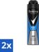 Rexona Men 2 x Deodorant Spray Motion Sense Cobalt Dry 150ml