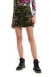 Desigual jupe pour femmes, vert, S