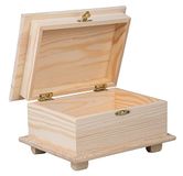 Rayher Houten kist, FSC 100%, naturel, 10,5 x 19 x 13,5 cm