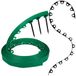 GARDENIX Flexibele gazonrand, kunststof, groen, 10 m, 20 grondankers, 4 cm hoog