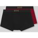 BOSS Trunk Trunk 2P Gold Logo G aus gerippter Baumwolle in Geschenkbox