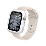 RHINOSHIELD Bumper Case Compatible with Apple Watch Series 8/7 [45mm] | Slim Protective Cover - Lightweight, Shock Absorbent and Non-Slip - Classic White