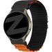 Bandz Bracelet nylon Alpine Samsung Galaxy Watch 4 Classic - 46mm (noir/orange)
