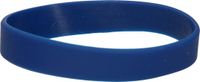 Merkloos Siliconen armbandjes - stretch - blauw - polsbandjes - volwassenen