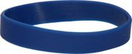 Merkloos Siliconen armbandjes - stretch - blauw - polsbandjes - volwassenen