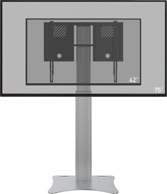 Celexon 1000013111 TV Bevestiging - 42-75 inch - Zwart/Zilver