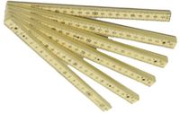 WL Vouwmeter 2m nylon/fiber wit