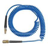 RIEGLER Spiraalslang-koppelingsset, standaardkoppeling NW 7,2, PU, slang-ø 12x8, PN bij 23 °C max. 10 bar, lengte 3,0 m