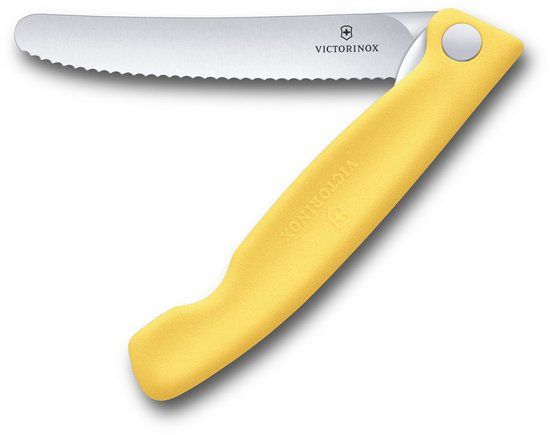 Victorinox Swiss Classic Tomatenmes Inklapbaar - 11cm - Kartel - Geel