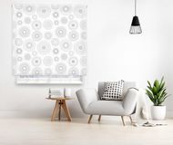Rollo Tropic store enrouleur digital, tamisant, 150 x 180 cm