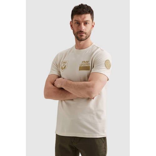 PME Legend regular T-shirt ecru