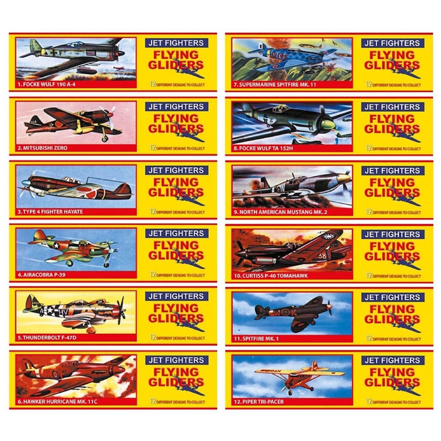 Decopatent W32 Flying Gliders - 48 Pack - Party Favors & Gift Ideas