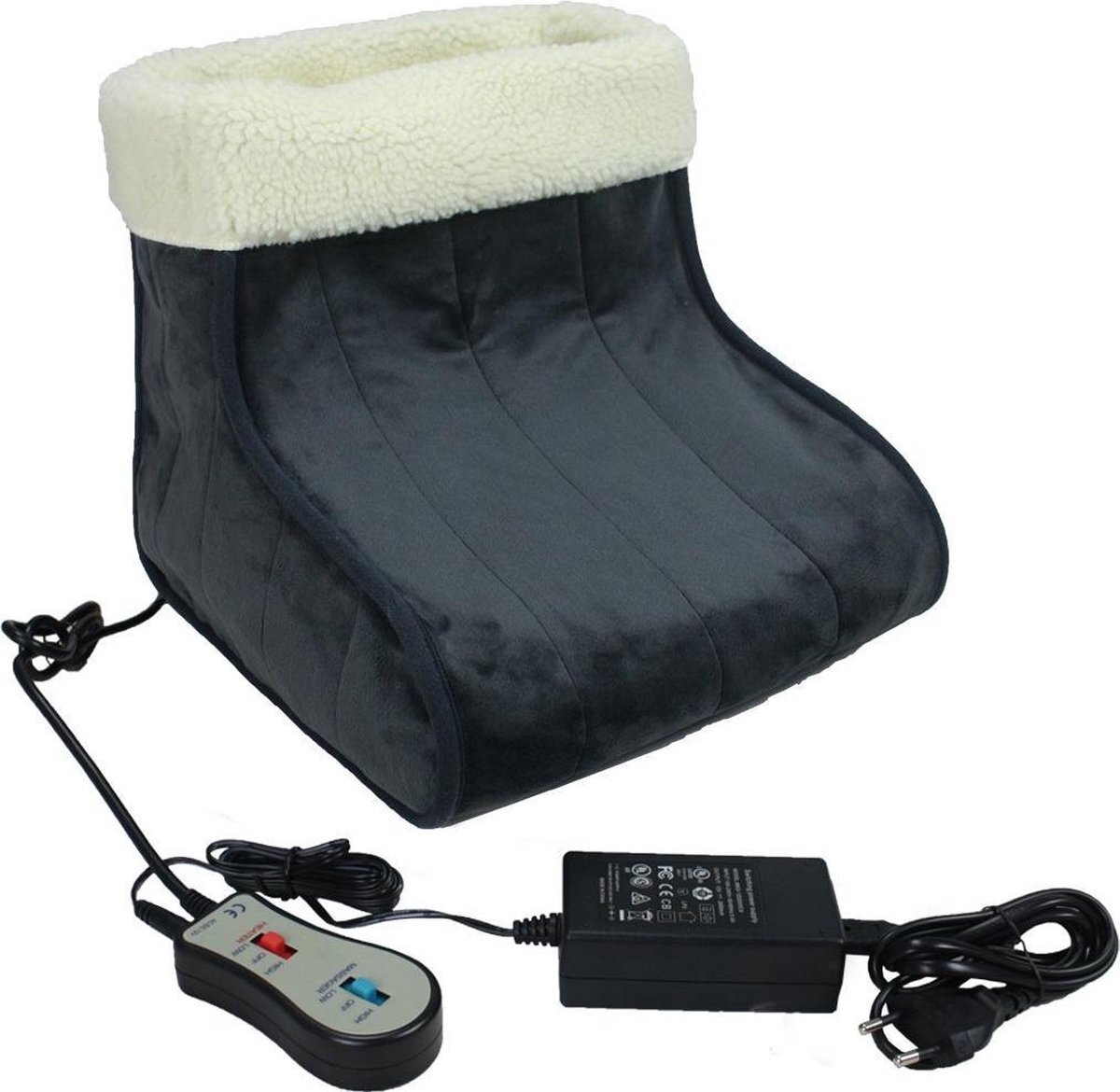 OBBOmed Massage en Voetenverwarmer - Massage d.m.v. vibratie - verwarmt en masseert voeten comfortabel - MF-2060