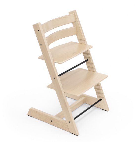 Stokke Tripp Trapp Kinderstoel - Natural - Hout - 3-punts - Verstelbare voetensteun