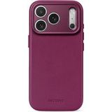 Decoded Housse arrière en cuir MagSafe pour l'Apple iPhone 18 Pro / 17 Pro - Aubergine