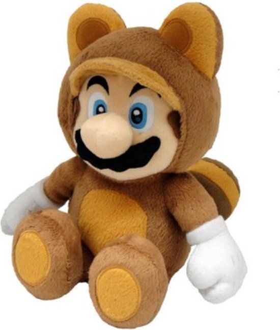 Together Plus Nintendo Super Mario Bros - Mario Tanooki Knuffel - 22 cm