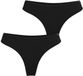 Björn Borg Bjorn Borg Comfort Thong 2 Pack Vrouwen Multicolor Effen Polyamide XS