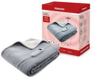Tomado TEB1802G Elektrische Bovendeken - 180 x 130 cm - Grijs - Fleece