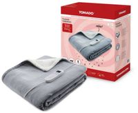 Tomado TEB1802G Elektrische Bovendeken - 180 x 130 cm - Grijs - Fleece