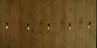 Anna's Collection Solar 10 partylights met filament 4.5m zwart