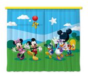 Disney 3D Foto Print Gordijn, PES, meerkleurig, 180 x 160 cm/71 x 63 inch