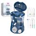 Aquapik® PRO Professionele Water Flosser | Verwijdert Tandplak + Aanbevolen door Tandartsen + Zorgt voor Implantaten en Orthodontie | Monddouche met 8 Opzetstukken + 10 Drukniveaus + 600 ml Capaciteit
