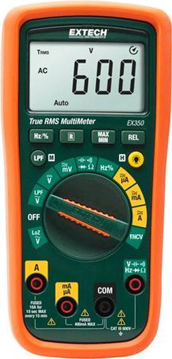 EXTECH EX350: 11 Functie True RMS Multimeter + NCV