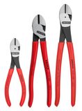 Knipex 002005S2 diagonale snijtang met hoge hefboomwerking gereedschapsset - 3-delig