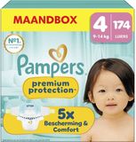 Pampers Premium Protection Taille 4 (174 couches) - Boîte mensuelle