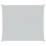 vidaXL Zonneschaduw Lichtgrijs en Wit 6 x 7 m 100% Polyester Oxford