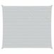 vidaXL Zonneschaduw Lichtgrijs en Wit 6 x 7 m 100% Polyester Oxford