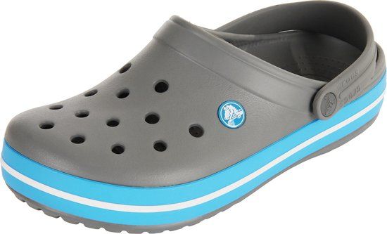 Crocs Crocband Clogs - Heren - maat 37-38 - Grijs