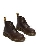 Dr. Martens Unisex 101 Amphibians, Dark Brown Crazy Horse, 37 EU