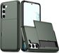 Selected by GSMpunt.nl Samsung Galaxy S23 Hoesje met Kaarthouder Slider Back Cover Groen