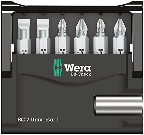 Wera Bit-Check 7 Universal 1 SB - 7-delig Bit-assortiment