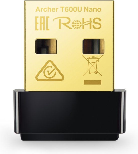 TP-Link Archer T600U Nano AC600 - USB WiFi Adapter - Black